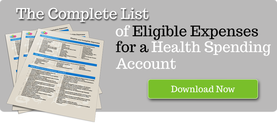 health spending account eligible expenses and deductions for small business in Canada