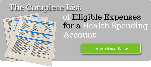 health spending account eligible expenses and deductions for small business in Canada